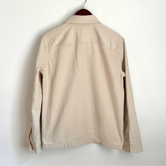 Hollister Twill Shacket Overshirt - NWT - Small - Cream - Picture 2 of 3